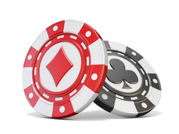 Casino Hold'em table layout with dealer and community cards